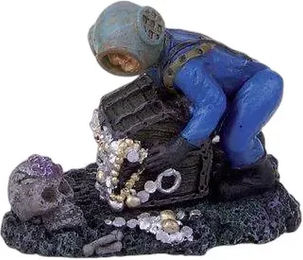 Produktbild von JBL ActionAir Treasure Hunter Aquariumdekoration Figur und Höhle für Fische in Bunt und Lila
