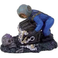 Produktbild von JBL ActionAir Treasure Hunter Aquariumdekoration Figur und Höhle für Fische in Bunt und Lila