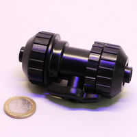 Produktbild von JBL Aqua In-Out Absperrhahn Ersatzteil für Aquarium Mulmsauger aus Kunststoff in Schwarz