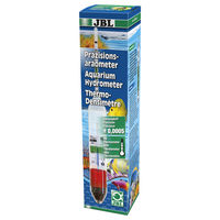 Produktbild von JBL Aräometer mit Thermometer und Messgefäß aus Glas für Aquaristik