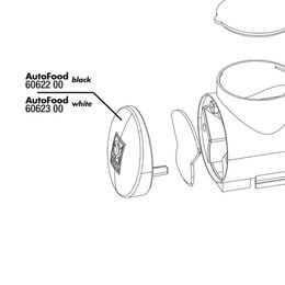 Produktbild von JBL AutoFood Futterautomat Endkappe Schwarz