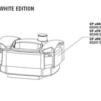 Produktbild von JBL CP e701 Pumpenkopf Ersatzteil für CristalProfi Strömungspumpe Weiß