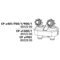 Produktbild von JBL CP Schlauchanschlussblock für CristalProfi e4/e7/e900 Außenfilter aus Kunststoff - 1000 g