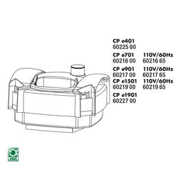 JBL CristalProfi e901 Greenline Pumpenkopf Ersatzteil für Fisch Außenfilter aus Kunststoff – Bild 1 von 4