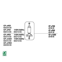 JBL CrystalProfi e 401/402 Rotor-Set Greenline Ersatzteil für Außenfilter - 1 Stk. – Bild 1 von 4