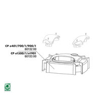 Produktbild von JBL Ersatzteil Abdeckung Pumpenkopf für CristalProfi e4/e7/e900 Außenfilter für Fische - 1 Stk.