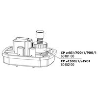 Produktbild von JBL Ersatzteil Bodenteil mit Startknopf für CristalProfi e1500 und e1900 Außenfilter aus Kunststoff in Schwarz