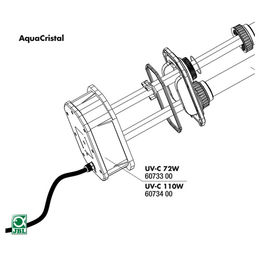 Produktbild von JBL Ersatzteil Elektroeinheit UV-C 72 W für Aquarium UV-Klärer zur Algenbekämpfung