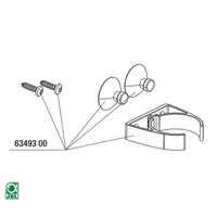 Produktbild von JBL Ersatzteil Halterung-Set für CO2 CountSafe Aquaristik Zubehör