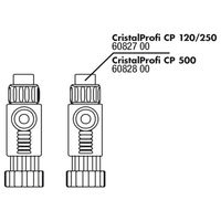 Produktbild von JBL Ersatzteil Set 2x CP F 120/250 Absperrhähne für Fisch Außenfilter aus Kunststoff Schwarz - 2 x 1000 g