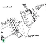 Produktbild von JBL Ersatzteil Turbo-Bypass-Schalter für UV-C 72 / 110 W aus Kunststoff in Grau