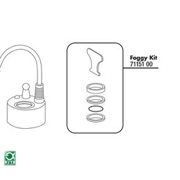 JBL Foggy Ersatzteilset mit Filtermedien und Gummi in Silber – Bild 1 von 3