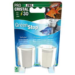 JBL GreenStop ProCristal i30 Filtermedien Set gegen Algen für Süßwasser Aquarien 2x 50g - 2 x 25 ml – Bild 1 von 4