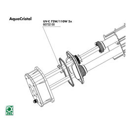 JBL Klemmsicherung Ersatzteil Set für AquaCristal UV-C 72/110 W aus Kunststoff – Bild 1 von 3