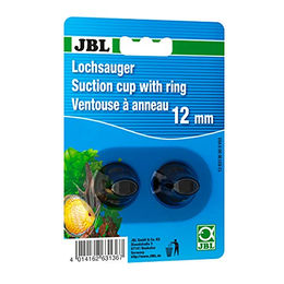 JBL Lochsauger für Aquaristik Schwarz aus Gummi 12mm 2 Stück – Bild 1 von 5