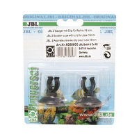 Produktbild von JBL Mulmsauger Clipsauger aus Gummi 16 mm Schwarz 2 Stück