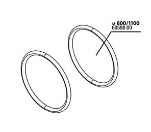 JBL O-Ring Set für Abdeck- und Schlauchanschluss ProFlow u800/1100 Ersatzteil Schwarz – Bild 1 von 2