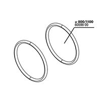 Produktbild von JBL O-Ring Set für Abdeck- und Schlauchanschluss ProFlow u800/1100 Ersatzteil Schwarz