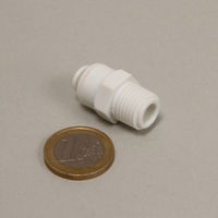 Produktbild von JBL Osmose 1/4 Zoll Fitting gerade aus Kunststoff für Aquarien Weiß - 1 Stk.