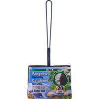 Produktbild von JBL Premium Kescher fein schwarz für Fische aus Nylon 20 x 45 cm - 20 cm