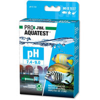 Produktbild von JBL ProAquaTest pH 7,4-9,0 Wassertest-Set für Süßwasser- und Meerwasser-Aquarien sowie Teiche