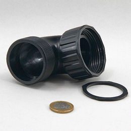 JBL ProCristal ElbowConnect 90 Grad Winkel für UV-C Geräte aus Kunststoff Schwarz für Aquarien - 1 Stk. – Bild 1 von 4