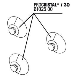 JBL ProCristal i30 Saugnäpfe Schwarz für Fisch Aquarien – Bild 1 von 2