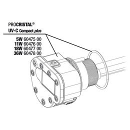 Produktbild von JBL ProCristal UV-C Compact 18W Elektroeinheit Ersatzteil für Teichfilter
