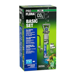JBL ProFlora CO2 Basic Set M CO2-Düngeanlage für Aquarien von 40 bis 300 Liter mit Mehrwegflasche und Zubehör - 500 g – Bild 1 von 9