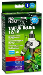 JBL ProFlora CO2 Taifun Inline 12/16 CO2-Diffusor mit integriertem Blasenzähler und Rücklaufsicherung für Süßwasser-Aquarien – Bild 1 von 6