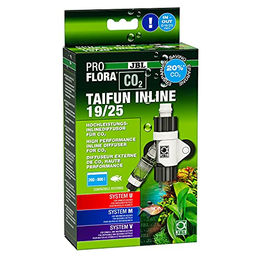 JBL ProFlora CO2 Taifun Inline 19/25 CO2-Diffusor mit integriertem Blasenzähler und Rücklaufsicherung für Süßwasser-Aquarien - 1 Stk. – Bild 1 von 4