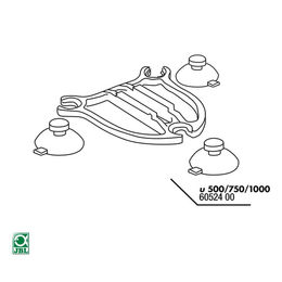 Produktbild von JBL ProFlow Mulmsauger Ersatzteil Set mit 3 Sauger und Platte für u500/750/1000 in Schwarz