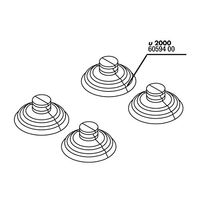 Produktbild von JBL ProFlow u2000 Mulmsauger 30mm 4er Pack Schwarz Kunststoff für Aquaristik - 4 x 30 mm
