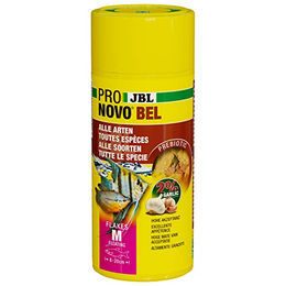 JBL ProNovo Bel Flakes Fischfutter für Süßwasserfische mit Lachs, Garnele und Tintenfisch ohne Farb- und Aromastoffe 250 ml - 2 x 250 ml – Bild 1 von 11