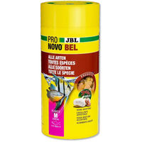 Produktbild von JBL Pronovo Bel Flakes M Fischfutter für Süßwasserfische mit Lachs, Tintenfisch und Garnele ohne Farb- und Aromastoffe 1000 ml - 1000 ml