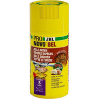 Produktbild von JBL ProNovo Bel Grano S Fischfutter Granulat mit Lachs, Garnele und Tintenfisch 100 ml Dose - 100 ml