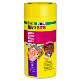 JBL ProNovo Bits Grano S Fischfutter Granulat für Diskus und Buntbarsch mit Lachs und Garnele 1000 ml - 1000 ml – Bild 1 von 2