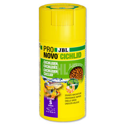 JBL ProNovo Cichlid Grano S Fischfutter Granulat für Buntbarsche 100 ml - 100 ml – Bild 1 von 5