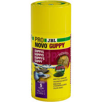 Produktbild von JBL Pronovo Guppy Flakes S Fischfutter mit Lachs und Garnele für Süßwasser 100ml - 100 ml
