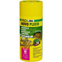 Produktbild von JBL ProNovo Pleco Wafer M Fischfutter für Saugwelse mit Lachs und Garnele 250 ml - 250 ml