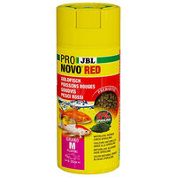 Produktbild von JBL ProNovo Red Grano Click Fischfutter Granulat für Goldfische mit Lachs und Garnele 250 ml - 250 ml