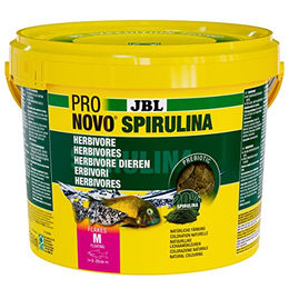 JBL Pronovo Spirulina Flakes Süßwasser Fischfutter mit Lachs und Garnele Vegan ohne Farb- und Aromastoffe 5,5 Liter – Bild 1 von 11