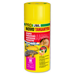 JBL ProNovo Tanganyika Flakes Fischfutter für Buntbarsche ohne Farb- und Aromastoffe 250 ml - 250 ml – Bild 1 von 9