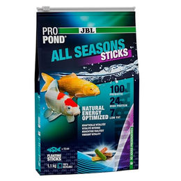 JBL ProPond All Seasons Schwimm-Sticks Teichfutter mit Lachs 1,1 kg - 1,1 kg – Bild 1 von 7