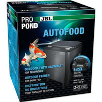 Produktbild von JBL ProPond Autofood Solar Futterautomat für Teichfische und Koi wetterfest schwarz