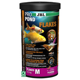 Produktbild von JBL ProPond Flakes M Fischfutter für Teichfische mit Lachs und Garnele 0,13 kg - 0,13 kg