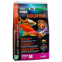 Produktbild von JBL ProPond Goldfish M Schwimm-Sticks für Goldfische mit Lachs und Garnele 0,4 kg
