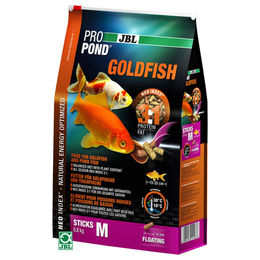 Produktbild von JBL ProPond Goldfish M Sticks für Süßwasser mit Lachs und Garnele 0,8 kg - 800 g