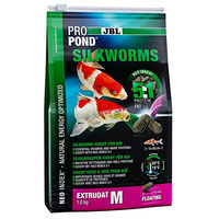 Produktbild von JBL ProPond Silkworms Schwimmende Fischfutter-Pellets für Koi und Teichfische 1,0 kg - 1 kg