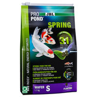 Produktbild von JBL ProPond Spring S Schwimm-Pellets für Fische mit Lachs und Garnele 1,1 kg / 3 l - 1,1 kg